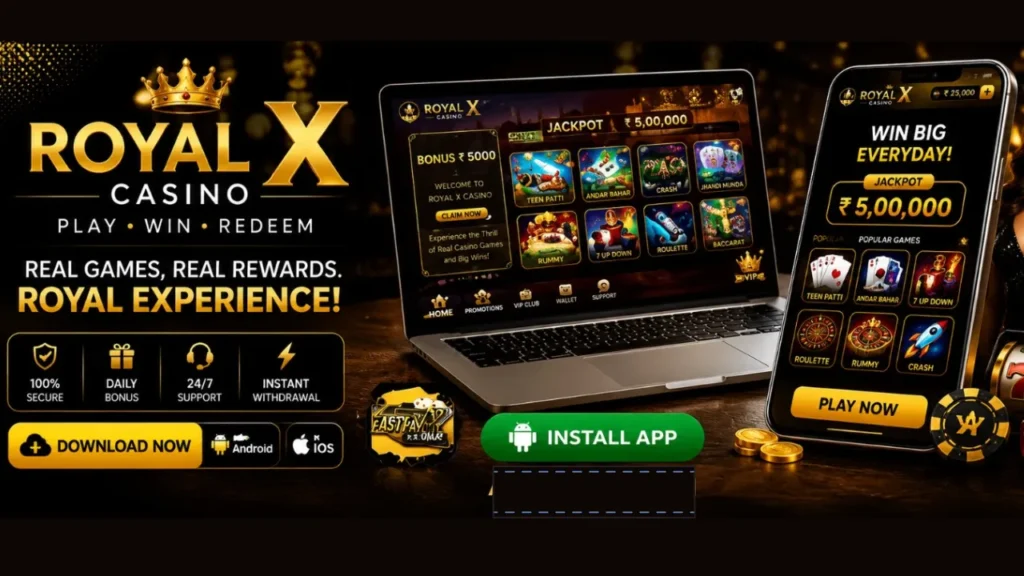 Royal X Casino game Logos