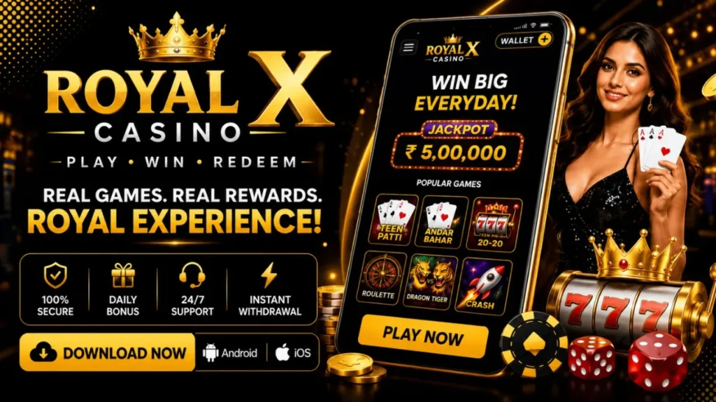 Royal X Casino games Logos